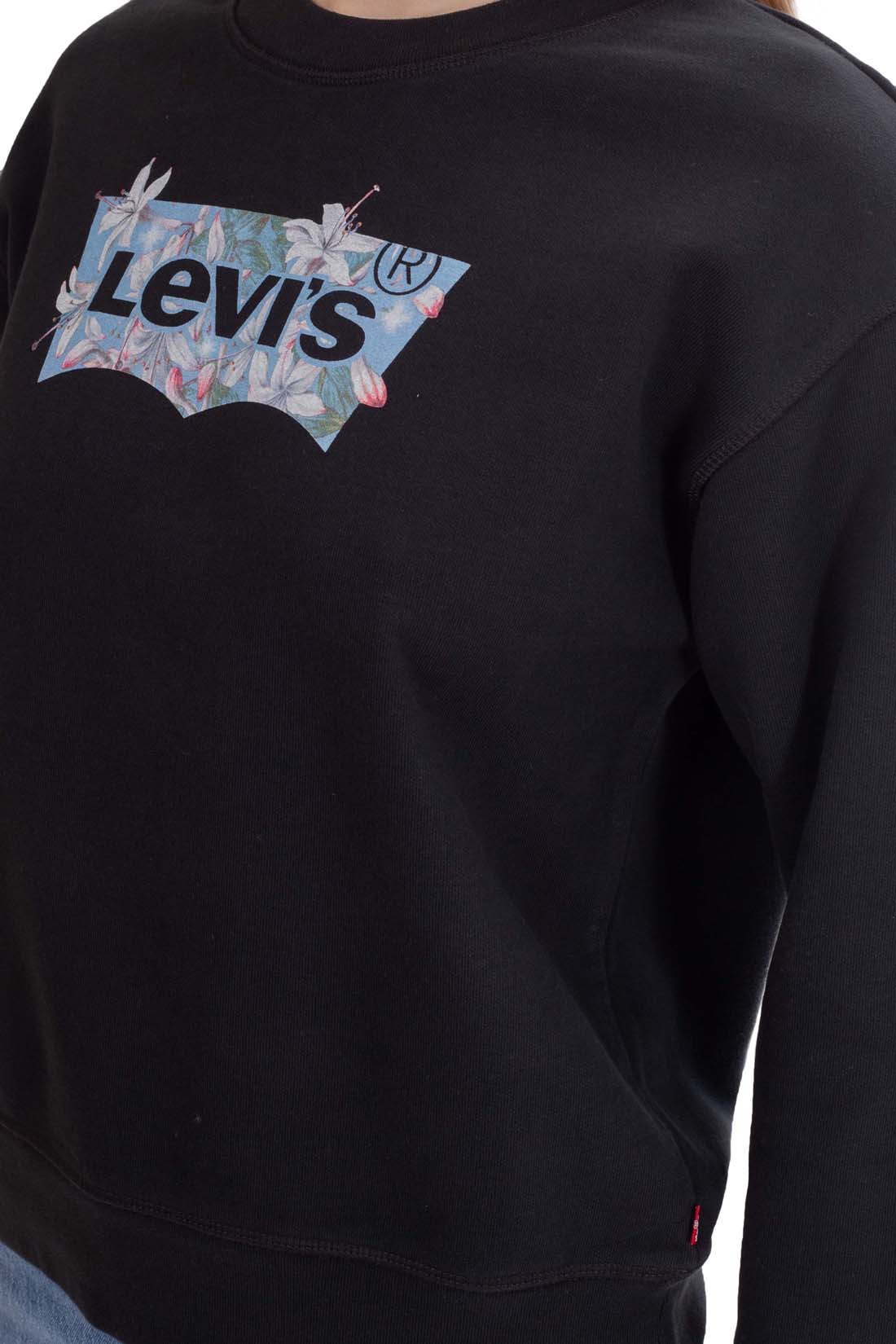 LEVI'S - Women's sweatshirt with floral logo-4