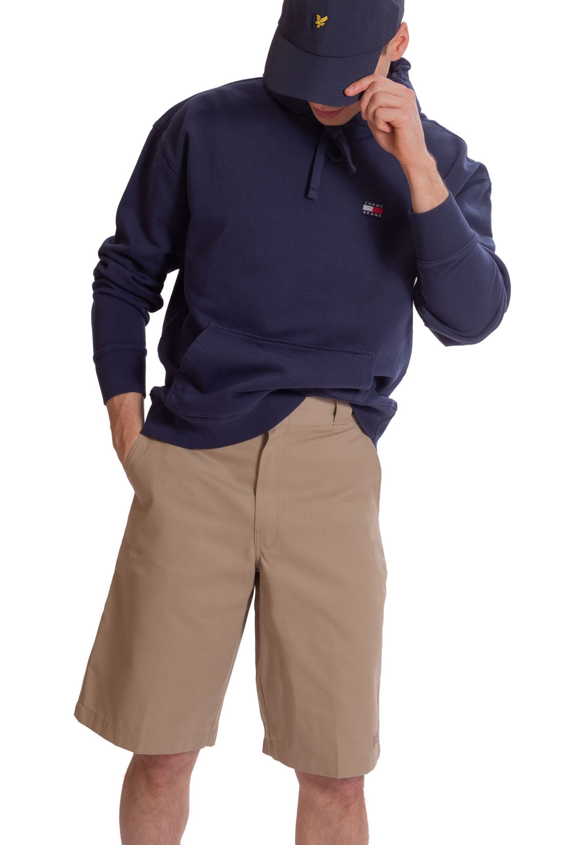TOMMY JEANS - Men's relaxed hoodie with logo patch  - Size S-3