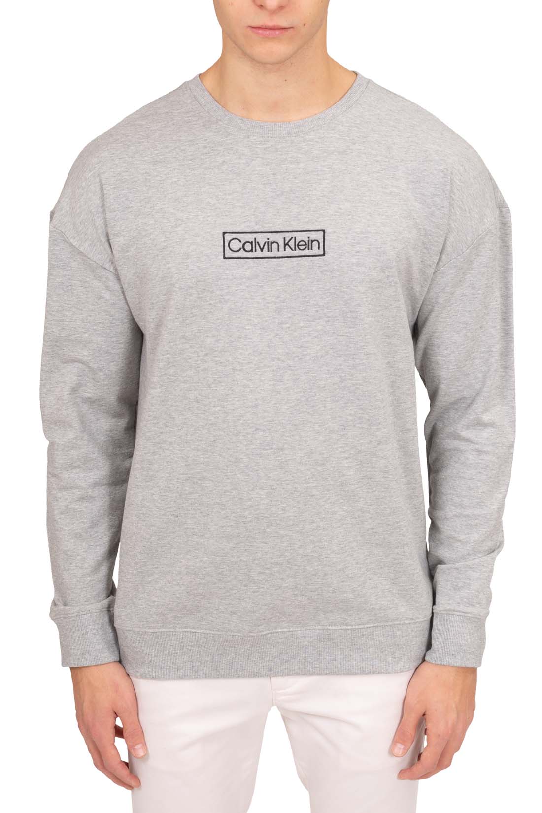 CALVIN KLEIN - Men's relaxed crewneck sweatshirt-9