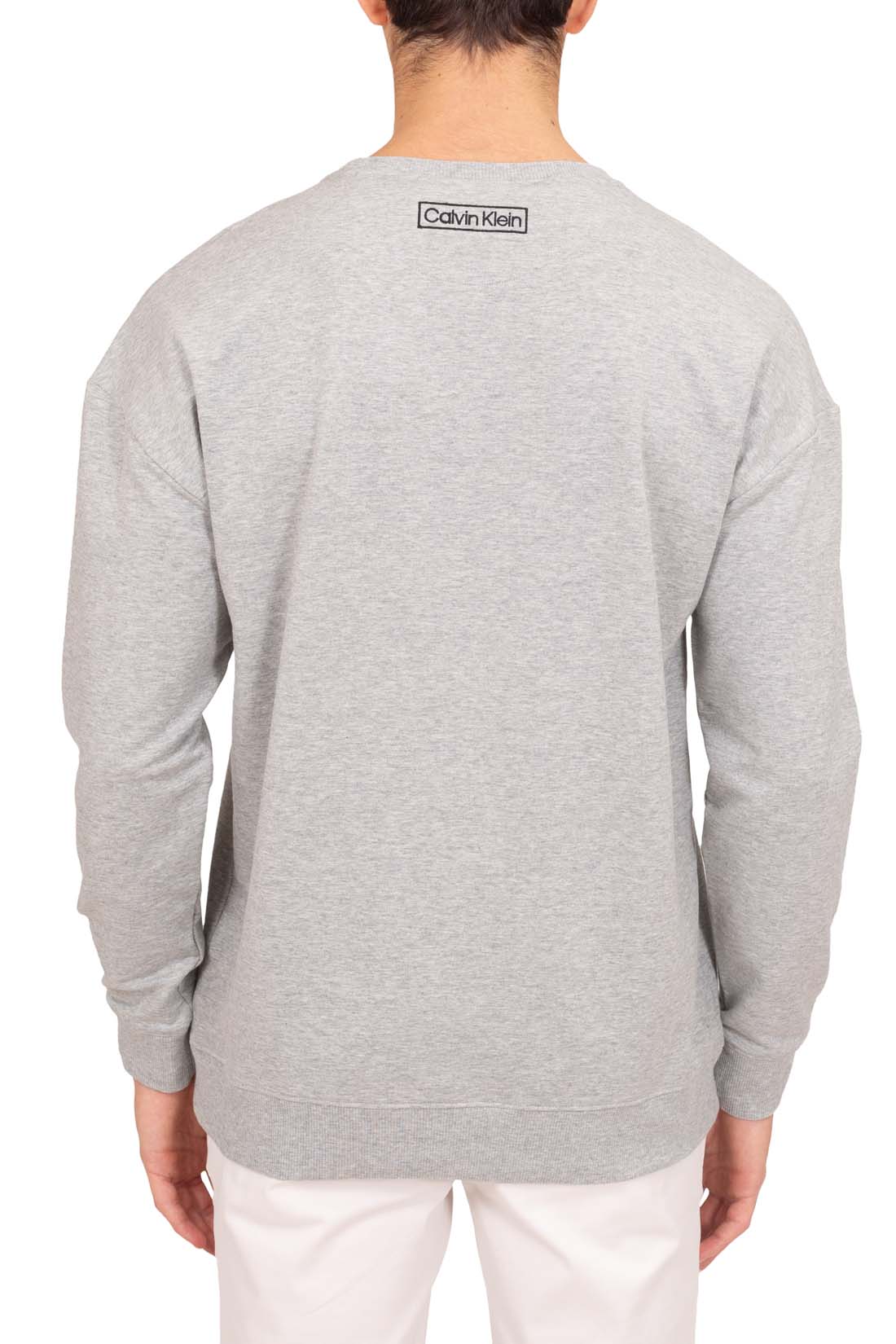 CALVIN KLEIN - Men's relaxed crewneck sweatshirt-2