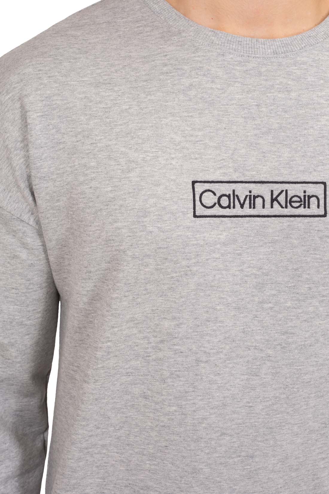 CALVIN KLEIN - Men's relaxed crewneck sweatshirt-4