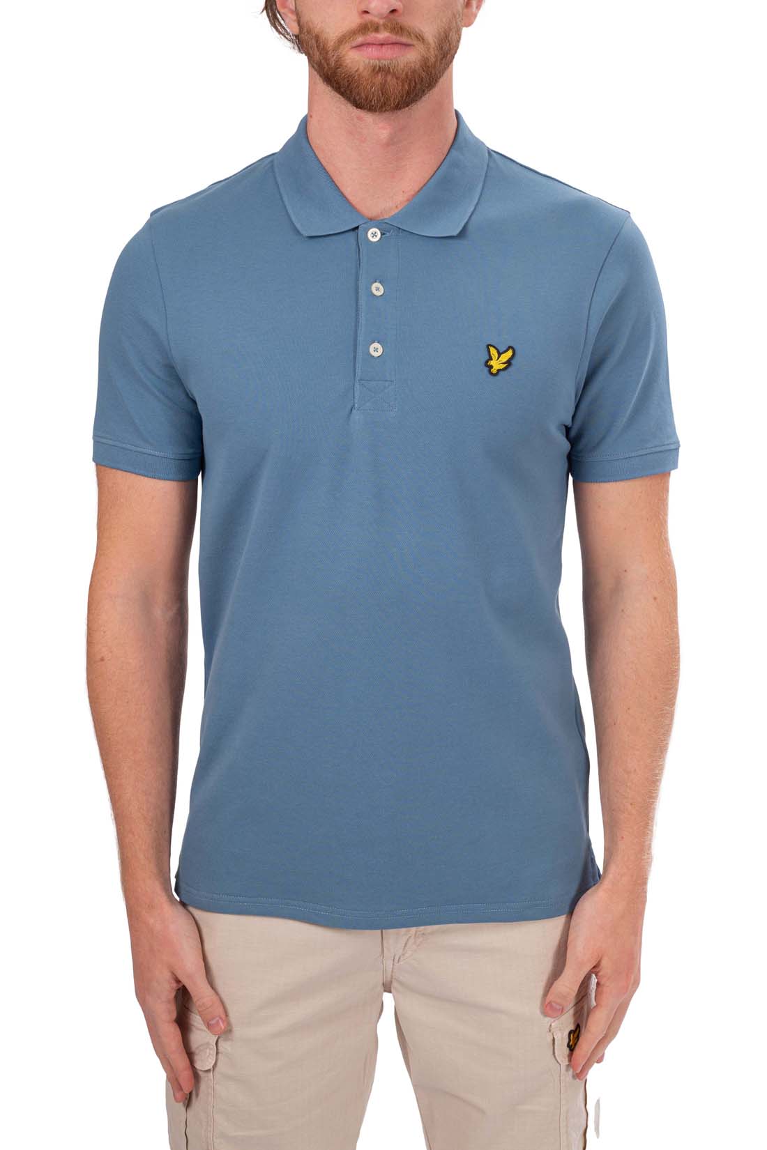 LYLE & SCOTT - Men's regular plain polo shirt with logo-13