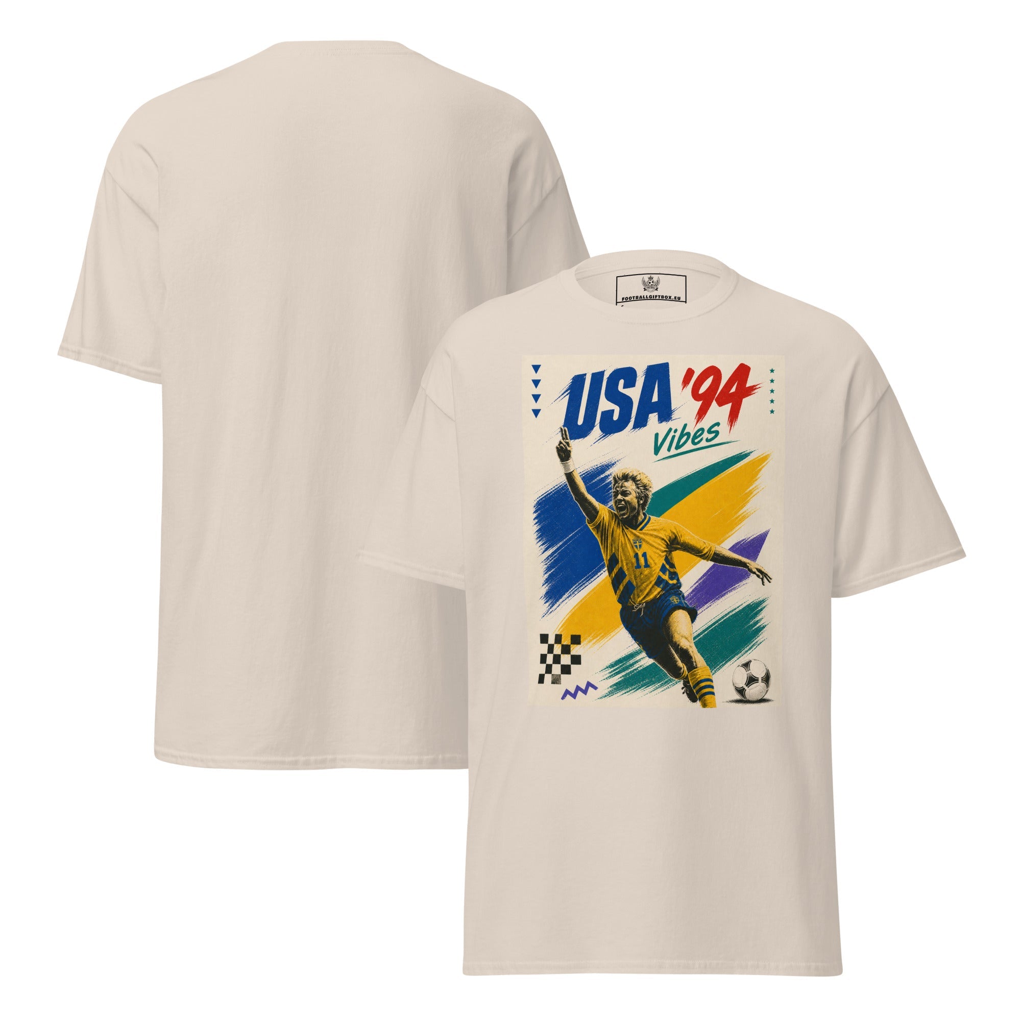USA '94 Vibes - Sweden - Retro World Cup T-Shirt-2