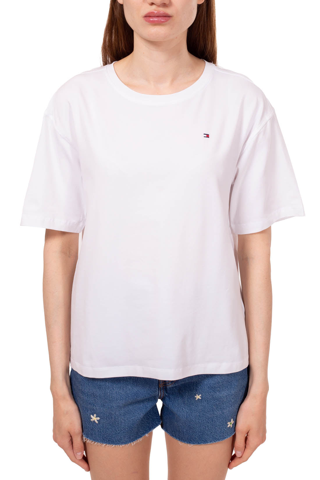 TOMMY HILFIGER - Women's relaxed basic T-shirt-1