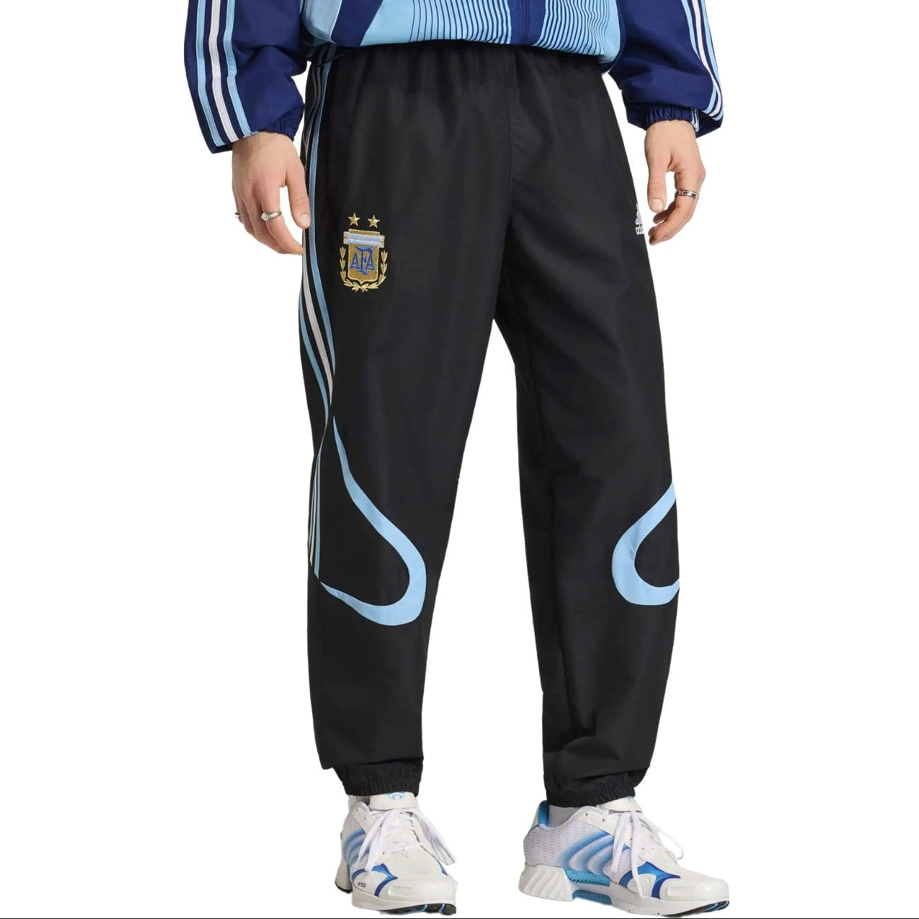 Argentina light blue Retro presentation Soccer tracksuit 2026 - Adidas-2