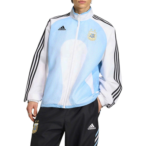 Argentina light blue Retro presentation Soccer tracksuit 2026 - Adidas-0