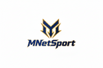 MNetSport Logo navy & kulta